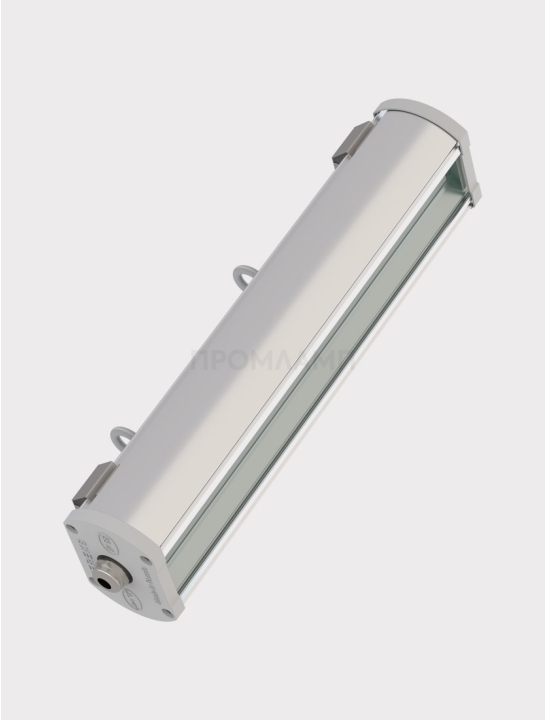 Универсальный светильник ДСО 01-12-850-Д120 подвесной и накладной с прозрачным рассеивателем 120°