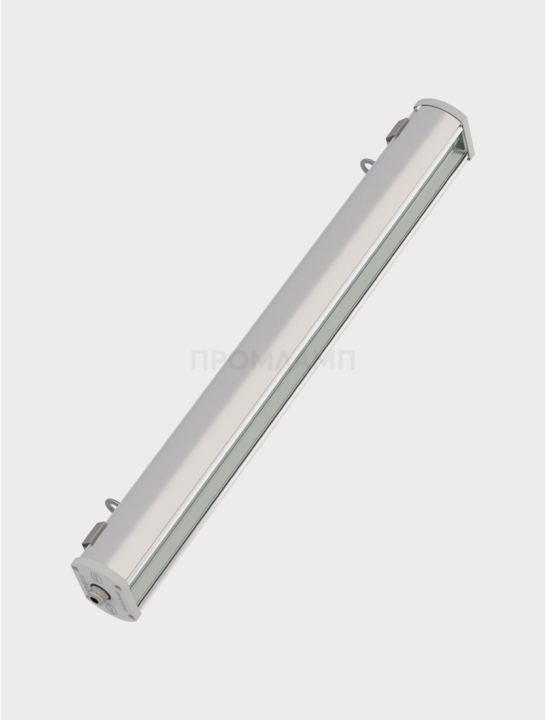 Универсальный светильник ДСО 01-24-850-Д120 подвесной и накладной с прозрачным рассеивателем 120°